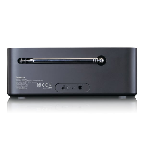Lenco PDR-045 Bärbar Digital Svart