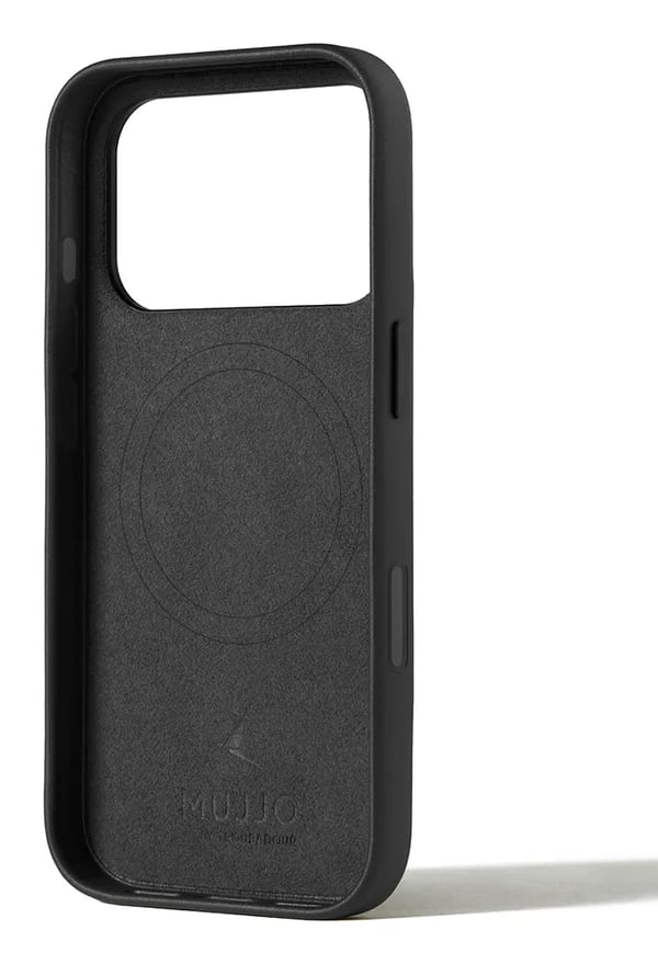 Mujjo MUJJO-CL-061-BK mobiltelefon etui 16 cm (6.3") Cover Sort