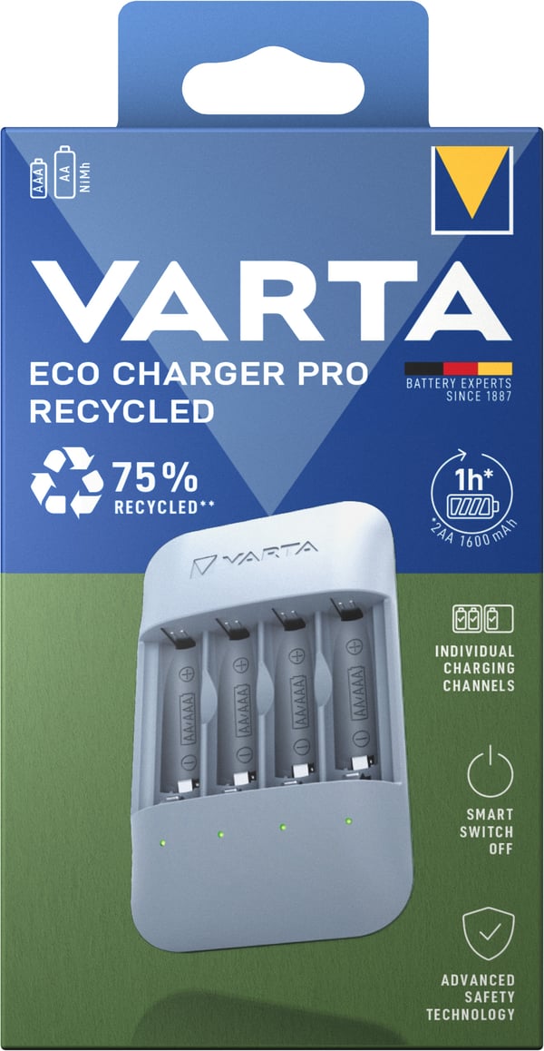 Pikkukuva 5 / 7: Varta Eco Charger Pro laturi Kotitalousakku USB