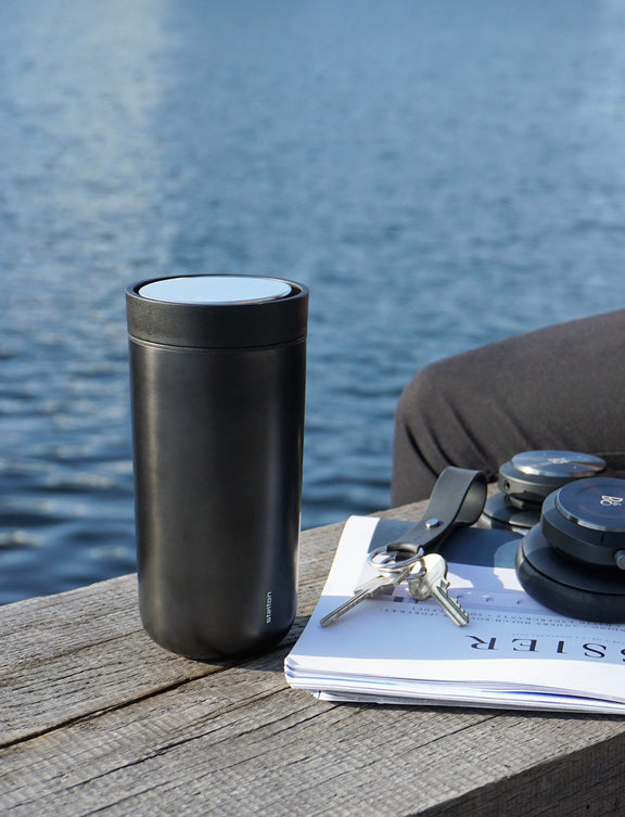 Miniatyrbillede 4 af 4: Stelton To Go Click 400 ml Sort Polypropylen