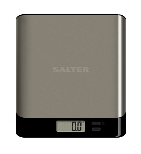 Salter 1052 SSBKDR köksvåg Svart, Rostfritt stål Bänkdiskmaskin Elektronisk köksvåg
