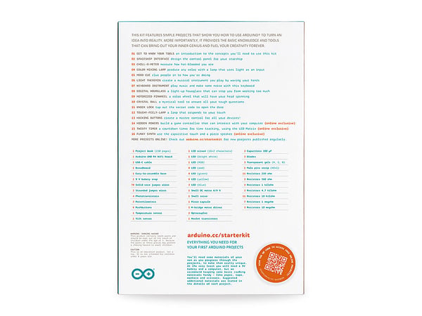 Miniatyrbild 8 av 10: Arduino Starter Kit R4 Startpaket Multifärg