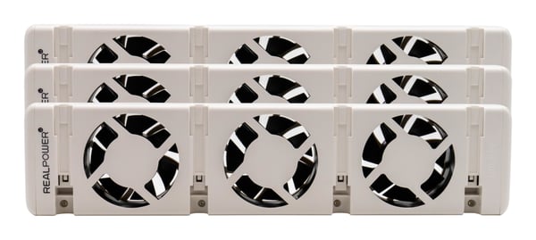 RealPower HL-3 Indendørs Hvid Blæser med elektrisk områdevarmer