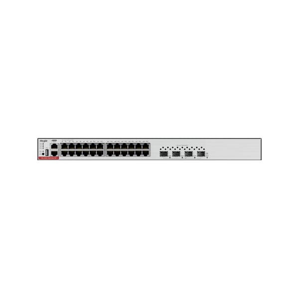 Ruijie Networks RG-CS83-24GT4XS-PD netværksswitch Administreret L3 Gigabit Ethernet (10/100/1000) Strøm over Ethernet (PoE) 1U Grå
