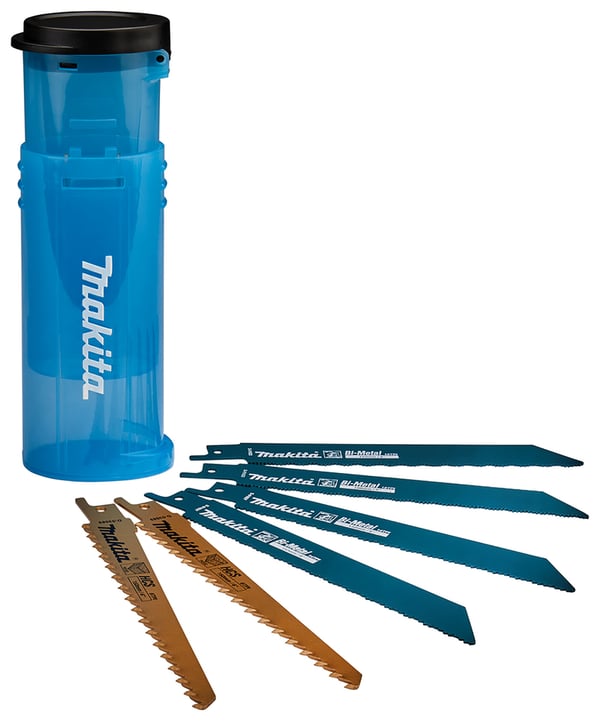 Makita D-53051 stiksav, rullesav & sabelsavklinge High Carbon Steel (HCS) 6 stk