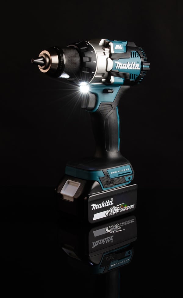 Makita DDF489RTJ elektrisk skruetrækker & slagbor 1800 rpm Sort, Blå, Stål