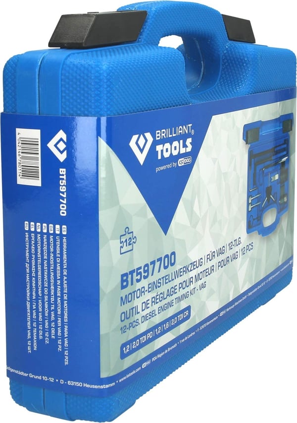 Brilliant Tools BT597700 mekanisk verktygssats 12 verktyg