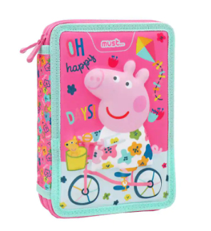Diakakis Imports Peppa Pig Kova lyijykynäkotelo Monivärinen