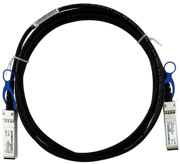 BlueOptics SFP28-DAC-3M-DL InfiniBand og fiberoptisk kabel Sort