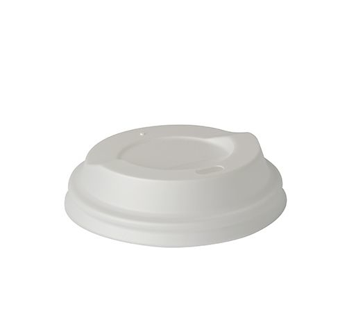 Papstar 85220 Mugglock Vit 50 styck Polylaktidsyra (PLA)