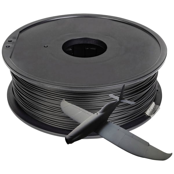 Miniatyrbillede 2 af 4: Renkforce RF-5167482 3D print materiale Polymælkesyre (PLA) Sort 1 kg