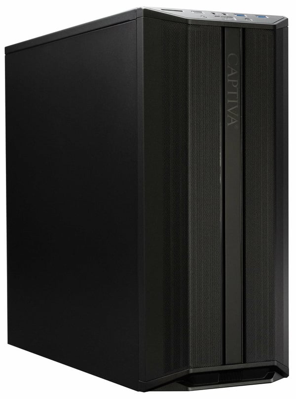 Miniatyrbillede 1 af 3: CAPTIVA 99787 PC/arbejdsstation AMD Ryzen™ 7 9700X 64 GB DDR5-SDRAM 1 TB SSD NVIDIA GeForce RTX 5060 Ti Sort