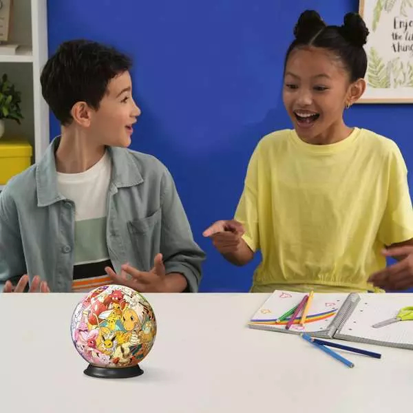 Ravensburger 3D Puzzle Ball: Pokémon - Kanto Region 3D-pussel 73 styck Tecknade serier