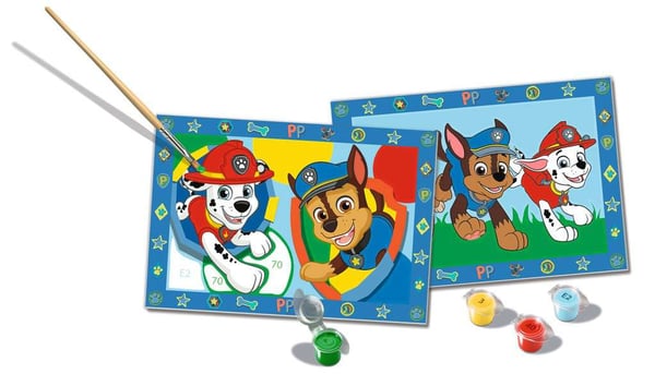 Ravensburger 23553 male side & bog Farve efter talsæt
