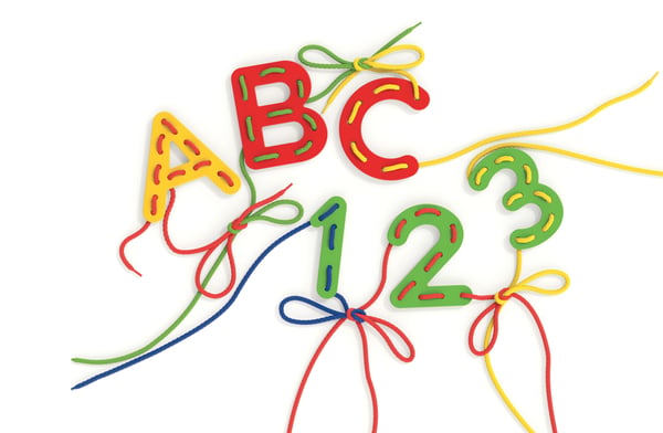 Quercetti Lacing ABC+123