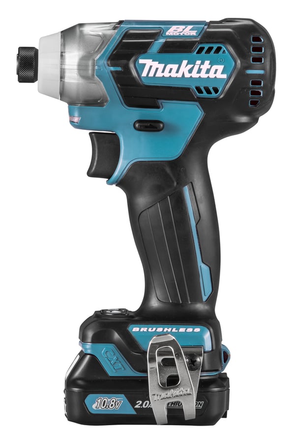 Makita TD111DSAJ elektrisk skiftenøgle 1/4" 135 Nm Sort, Blå 10,8 V