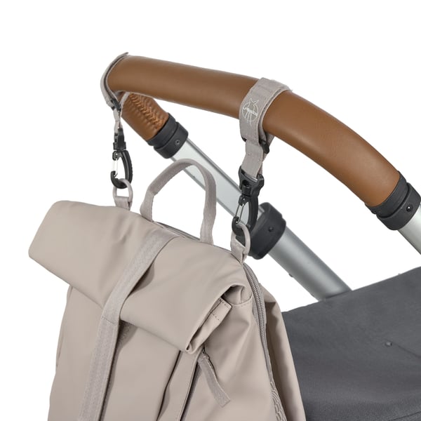 Miniatyrbillede 8 af 8: Lässig 1103038237 bletaske Rygsæk Gråbrun Polyester, Polyurethan