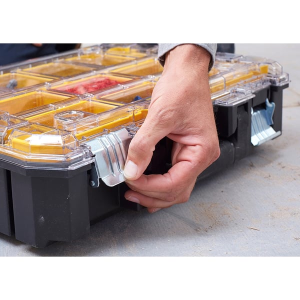 Stanley FMST82967-1 værktøjskasse og kasse Metal, Polykarbonat (PC) Sort, Transparent, Gul
