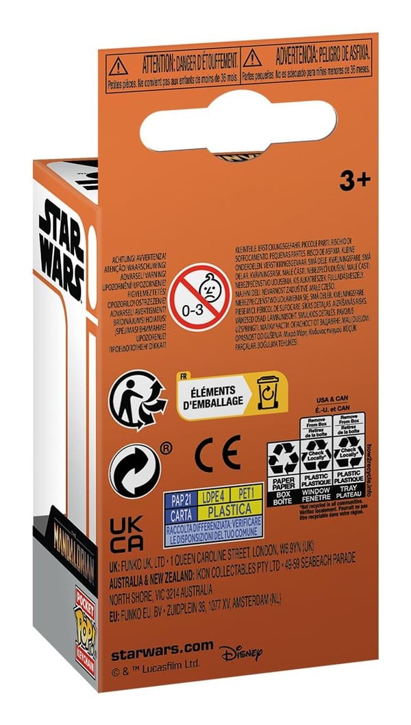 FUNKO POP! KEYCHAIN Bo Katan Kryze Avainketju Monivärinen