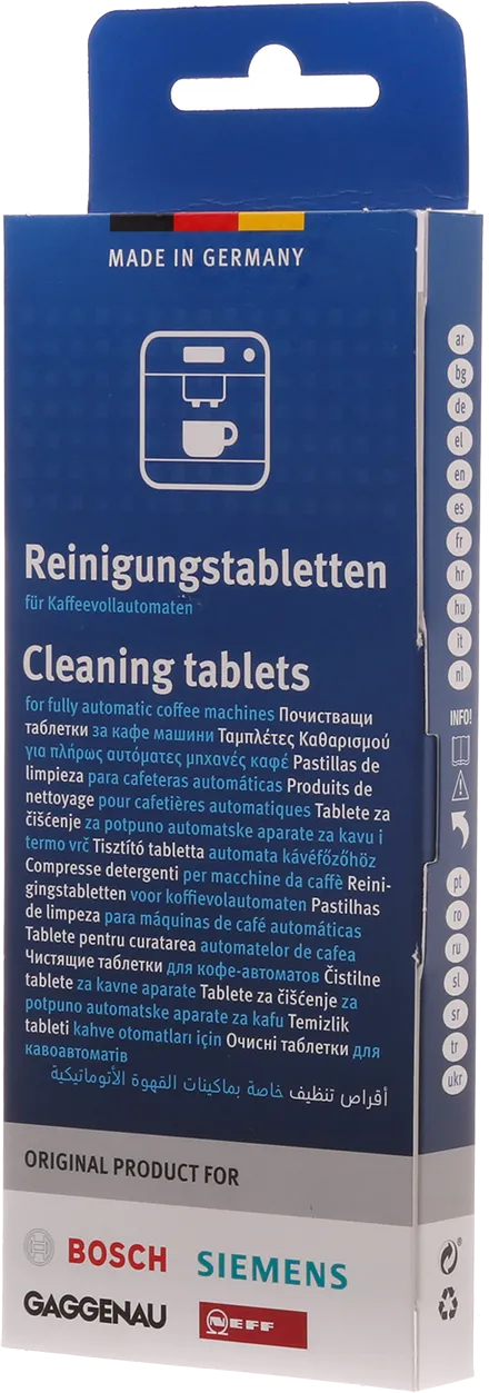 Siemens 00312295 delar och tillbehör till kaffemaskin Rengöringstablett
