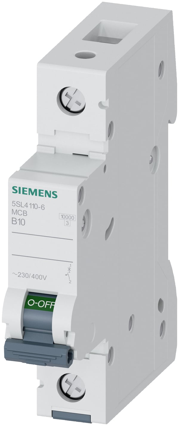 Siemens 5SL4110-6 kredsløbsafbryder Miniature strømafbryder 1
