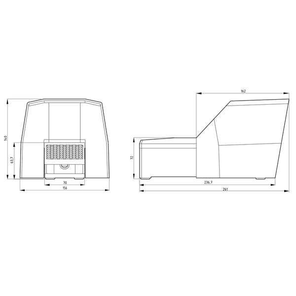 Siemens 3SE2903-1AA20 sähkökytkin Harmaa
