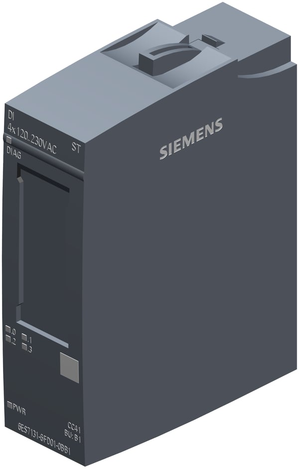 Siemens 6ES7131-6FD01-0BB1 strømadapter og vekselret Indendørs Flerfarvet