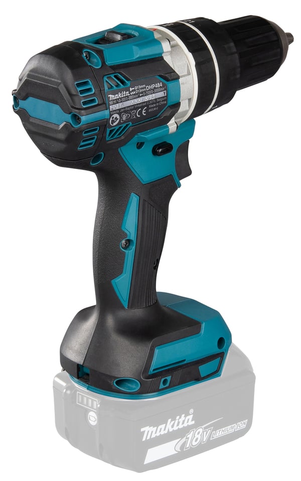 Miniatyrbillede 11 af 12: Makita DHP484ZJ bor 2000 rpm Nøglefri 1,9 kg
