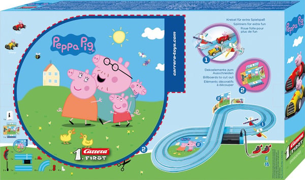 Miniatyrbild 3 av 3: Carrera FIRST Peppa Pig Kids GranPrix