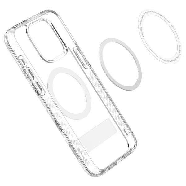 Pikkukuva 4 / 10: Caseology Capella Mag (Kickstand) matkapuhelimen suojakotelo 15,5 cm (6.1") Suojus Läpinäkyvä, Valkoinen