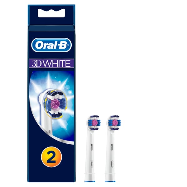 Oral-B 3D White 2 stk Hvid