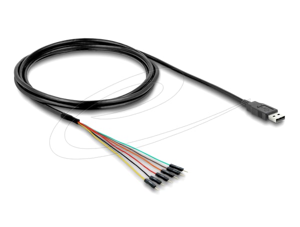 DeLOCK 63986 konverterare/repeaters/isolatorer USB 2.0 TTL Svart