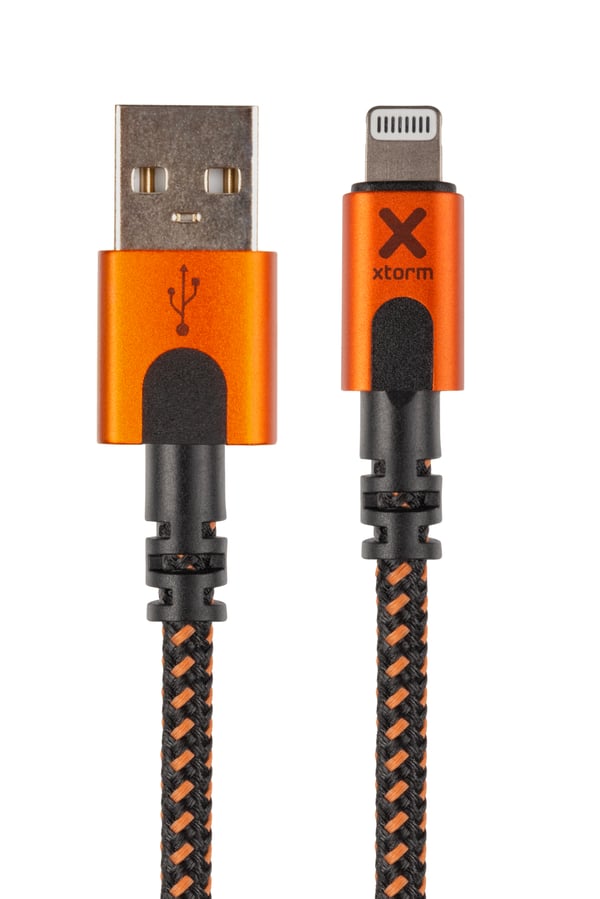 Xtorm CXX002 Lightning kabel 1,5 m Sort, Orange