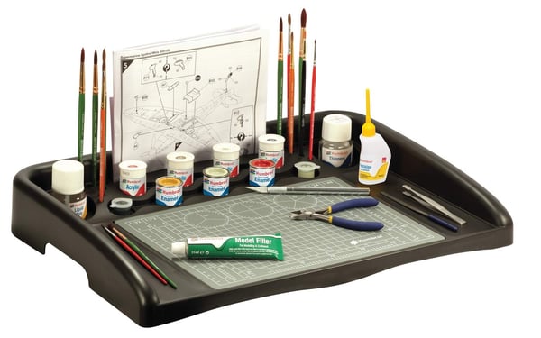 Miniatyrbild 2 av 2: Humbrol Workstation delar och tillbehör till skalmodell Verktygssats