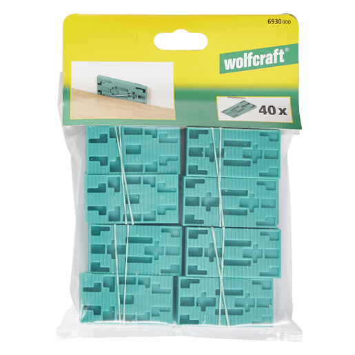 wolfcraft GmbH 6930000 gulv afstandsstykke 40 stk