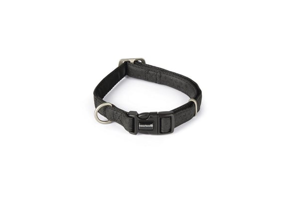Miniatyrbillede 1 af 4: Beeztees 744971 Sort Imiteret læder Hund Standardkrave