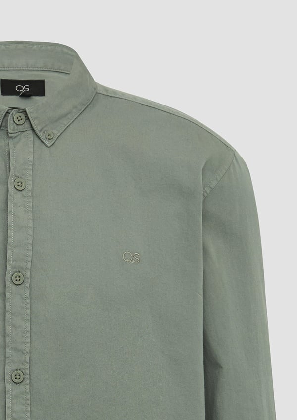 s.Oliver 2165091.7380.XXL skjorte & top Langærmet Bomuld