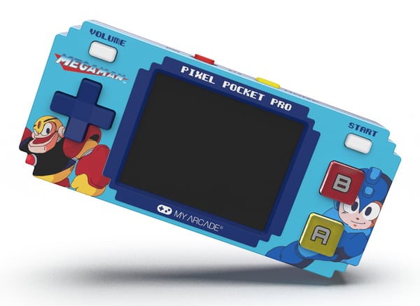 Miniatyrbild 1 av 7: My Arcade Pixel Pocket Pro Mega Man bärbara spelkonsoller 5,08 cm (2") Blå