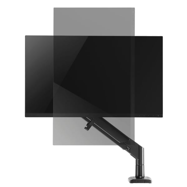 Ergo Office ER-405B skærmbeslag og -stativer 81,3 cm (32") Skrivebord Sort