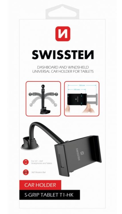 Miniatyrbillede 3 af 4: Swissten T1-HK Passiv holder Mobiltelefon/Smartphone Sort