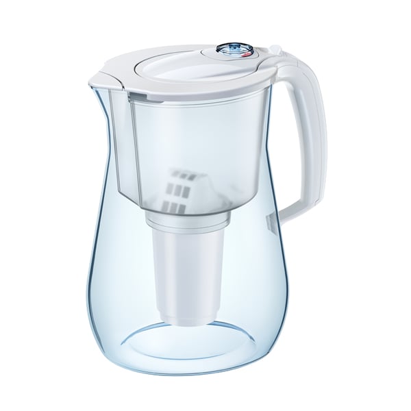 Miniatyrbild 5 av 5: AQUAPHOR Provence 4.2 l BIAŁY Kanna 4,2 l Transparent, Vit