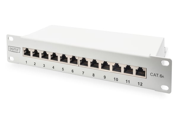 Miniatyrbillede 1 af 6: Digitus DN-91612S-EA-G patch panel 1U