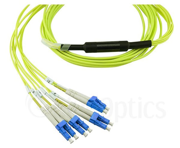 Miniatyrbillede 2 af 8: BlueOptics 470-ABGG InfiniBand og fiberoptisk kabel 5 m MTP 4x LC Gul