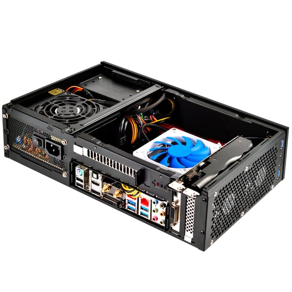 Silverstone SST-ML09B tietokonekotelo HTPC Musta