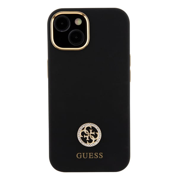 Miniatyrbillede 2 af 5: GUESS mobiltelefon etui 15,5 cm (6.1") Cover Sort