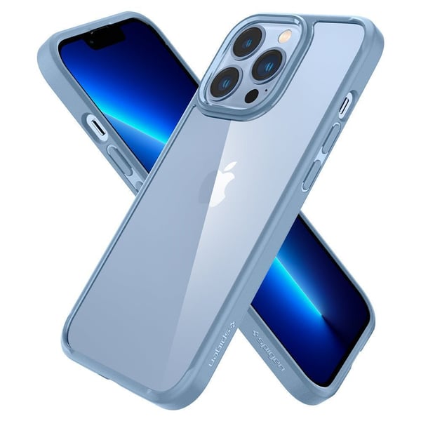 Spigen ACS04132 mobiltelefonfodral 15,5 cm (6.1") Mobilskal Blå, Transparent