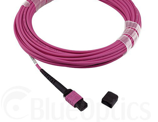 Miniatyrbillede 7 af 7: BlueOptics HPE PremierFlex QK729A InfiniBand og fiberoptisk kabel 10 m MPO Lyserød