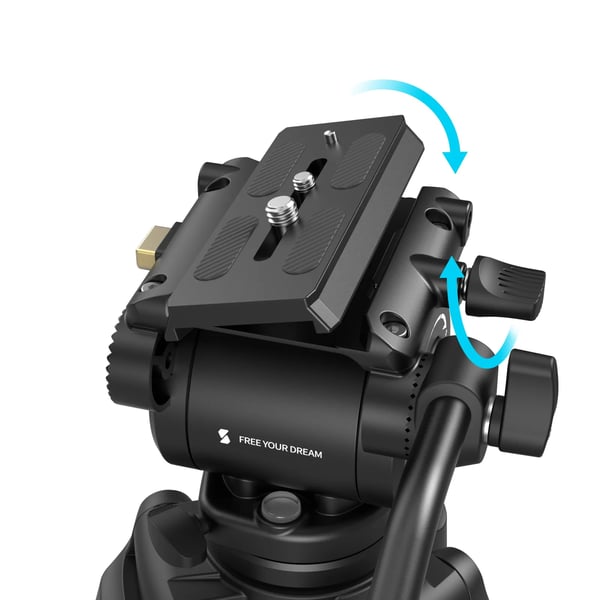 Miniatyrbillede 4 af 7: SmallRig 5441 kamerastativ Smartphone/digitalt kamera 3 ben Sort