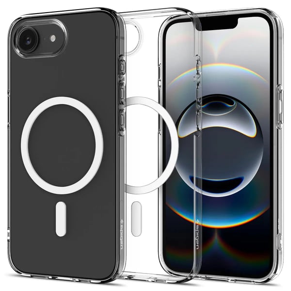 Pikkukuva 1 / 2: Spigen Crystal Flex (MagFit) matkapuhelimen suojakotelo 15,5 cm (6.1") Suojus Läpinäkyvä, Valkoinen