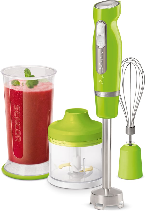 Miniatyrbillede 1 af 23: Sencor SHB 4461GR-EUE3 blender 0,7 L Nedsænkning blender 1000 W Grøn, Rustfrit stål